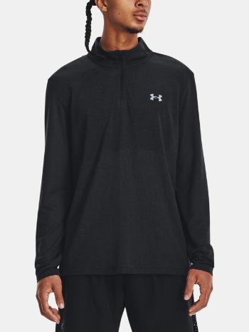 Under Armour UA Seamless Stride 1/4 Zip Triko Černá