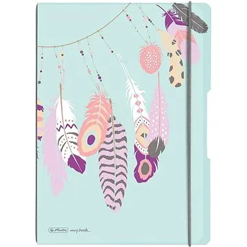 flex A4 40 listů čtvereček + 40 listů linka pírka (50016310)