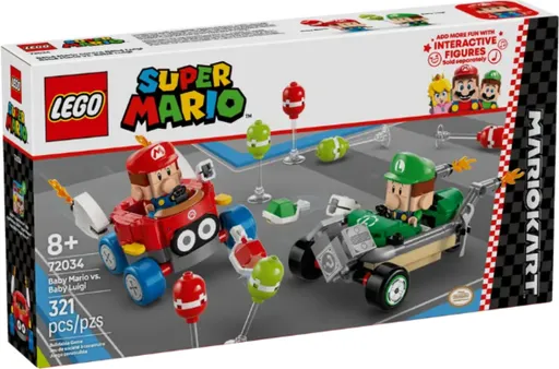 Mario Kart™ – Baby Mario vs. Baby Luigi - LEGO SUPER MARIO (72034)