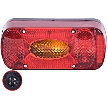 ACI Zadní světlo 215x100 mm 5 pin konektor, bajonet se žárovkami, L (9907529)