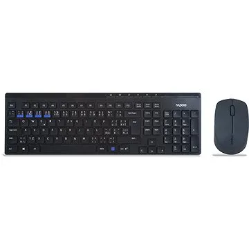 Rapoo 8100M Wireless Multi-Mode Black - CZ/SK (Rapoo 8100M)