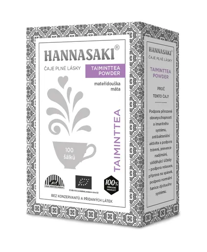 Hannasaki Taiminttea Powder BIO sypaný čaj 50 g