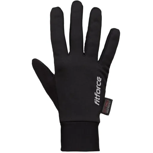 Fitforce TRACKERS Zimní běžecké rukavice, černá, velikost