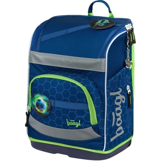 BAAGL ZIPPY PLUS FOTBALOVÝ MÍČ Školní aktovka, modrá, velikost
