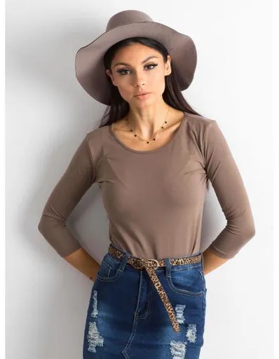 Dámská halenka MONA světle hnědá