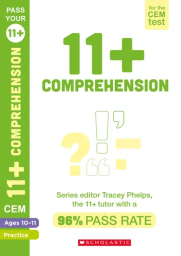 11+ English Comprehension Practice and Assessment for the CEM Test Ages 10-11 - Tracey Phelps