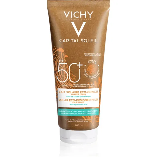 Vichy Capital Soleil Solar Eco-Designed Milk ochranné mléko SPF 50+ 200 ml