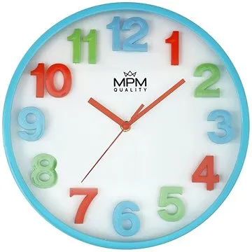 MPM Nástěnné plastové hodiny E01.4186.30 (8591212083384)