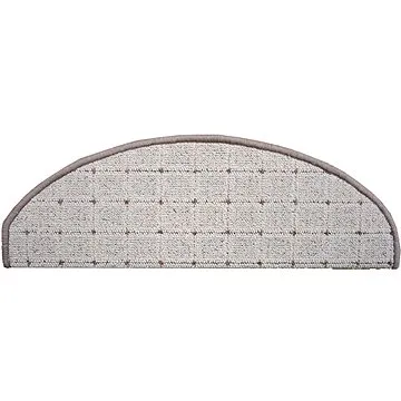 Nášlap na schody Udinese béžová půlkruh 65 x 24 x 4 cm (5ks) (3151)