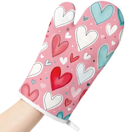 Kuchyňská chňapka Srdíčka