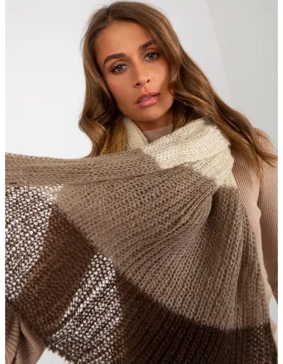 Dámská šála SPIRIT hnědo-béžová