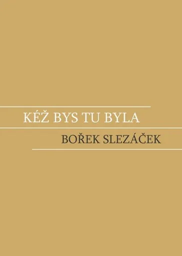 Kéž bys tu byla - Bořek Slezáček