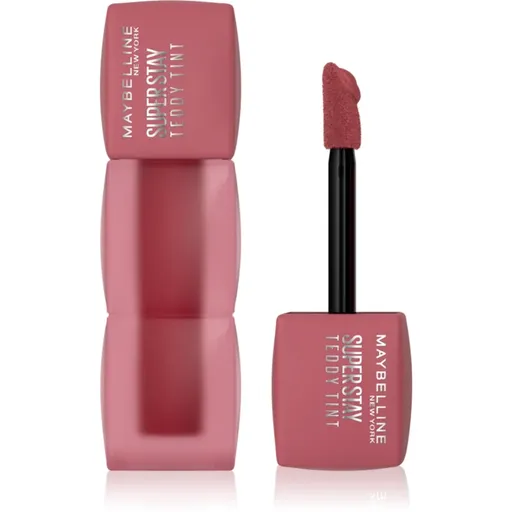 MAYBELLINE NEW YORK SuperStay Teddy Tint dlouhotrvající rtěnka s matným efektem odstín 105 Velvet Choker 5 ml