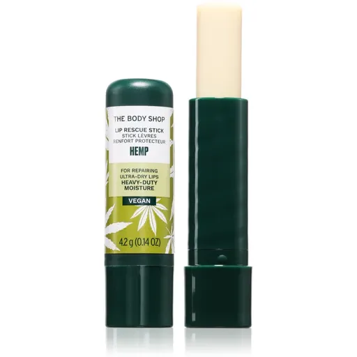 The Body Shop Hemp Lip Rescue Stick intenzivní hydratační balzám na rty 4.2 g
