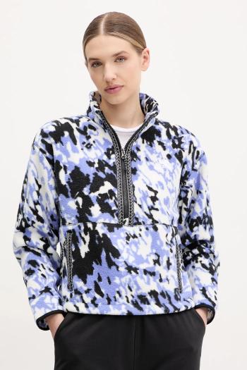 Mikina The North Face TNF Fleeski dámska, fialová farba, vzorovaná, NF0A88Z365N1