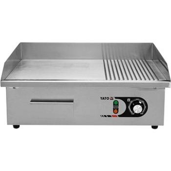 YATO Grilovací deska drážka/hladká 3000W 550mm (5906083008054)