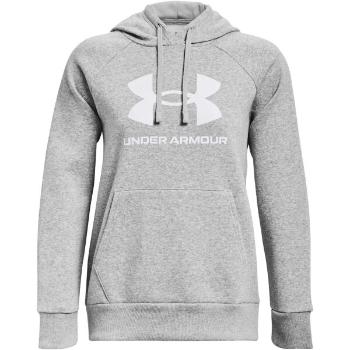 Under Armour RIVAL FLEECE BIG LOGO Dámská mikina, šedá, velikost