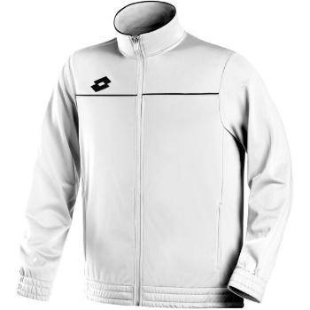 Lotto ELITE FULL-ZIP TOP Pánská fotbalová mikina, bílá, velikost