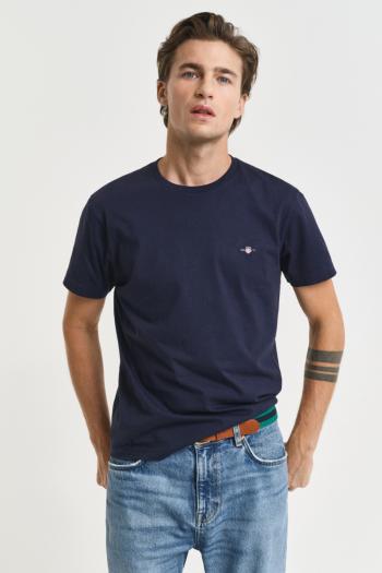 TRIČKO GANT SLIM SHIELD SS T-SHIRT EVENING BLUE