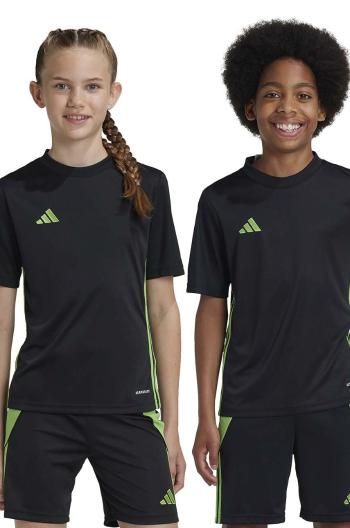 Dětské tričko adidas Performance TABELA 23SY černá barva, s aplikací, JJ1155