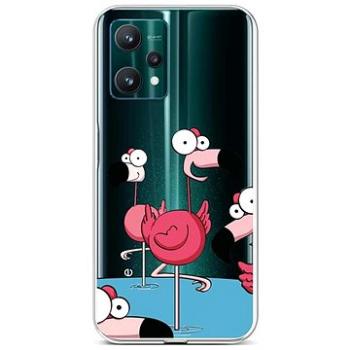 TopQ Kryt Realme 9 Pro silikon Cartoon Flamingos 73170 (Sun-73170)