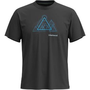 Smartwool BEAR RANGE GRAPHIC SHORT SLEEVE TEE Pánské triko, tmavě šedá, velikost