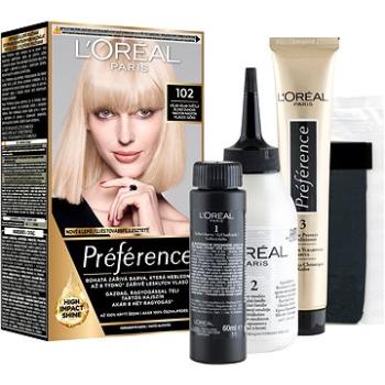 L'ORÉAL PARIS Préférence 102 Světlá blond duhová (3600521434772)