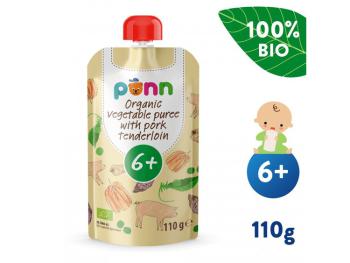 Salvest Ponn BIO Vepřová panenka se zeleninovým pyré 110 g