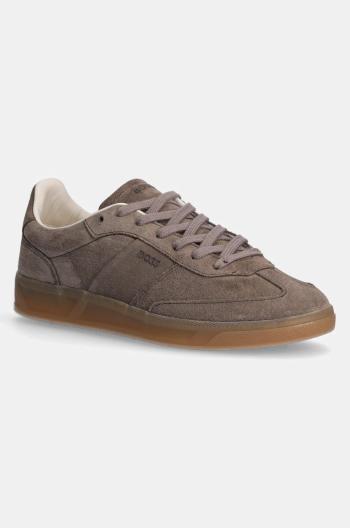 Semišové sneakers boty BOSS Brenta hnědá barva, 50536645