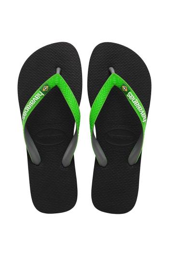 Dětské žabky Havaianas BRASIL MIX zelená barva