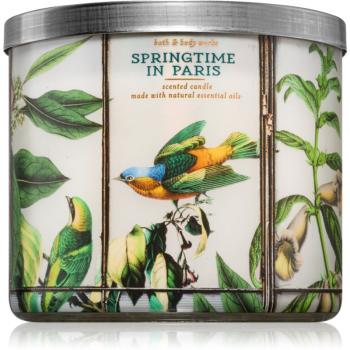 Bath & Body Works Springtime In Paris vonná svíčka 411 g