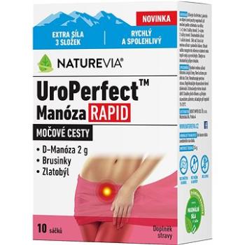 NatureVia UroPerfect Manóza Rapid 10 sáčků (3941052)