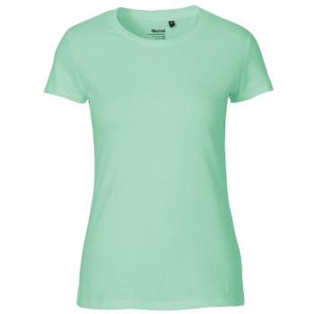 Neutral Dámské tričko Fit z organické Fairtrade bavlny - Dusty mint | S