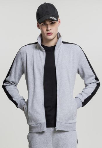 Urban Classics 2-Tone Interlock Track Jacket grey/black - S