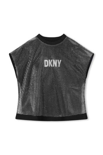 Dětské tričko Dkny šedá barva