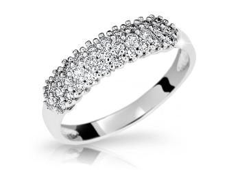 Cutie Jewellery Dokonalý prsten z bílého zlata se zirkony Z6882-1973-10-X-2 58 mm