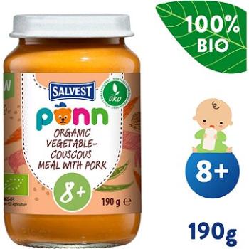 SALVEST Ponn BIO Vepřové maso s kuskusem a zeleninou (190 g) (4740073076798)