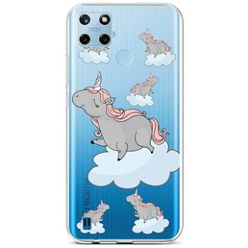 TopQ Kryt Realme C25Y silikon Grey Unicorns 70603 (Sun-70603)