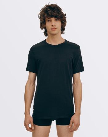 Organic Basics Core Slim Tee 2-Pack Black / Black S