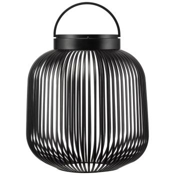 Přenosná stolní lampa LITO M 30,5 cm, LED, černá, ocel, Blomus