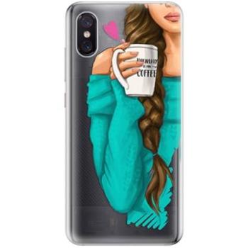 iSaprio My Coffe and Brunette Girl pro Xiaomi Mi 8 Pro (coffbru-TPU-Mi8pro)