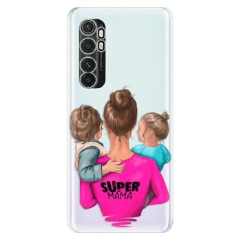 Odolné silikonové pouzdro iSaprio - Super Mama - Boy and Girl - Xiaomi Mi Note 10 Lite