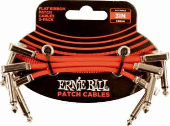 Ernie Ball Flat Ribbon Patch Cable 7,5 cm Lomený - Lomený Patch kabel