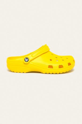 Pantofle Crocs Classic žlutá barva, 207431