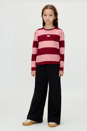 Detské tepláky Calvin Klein Jeans čierna farba, jednofarebné, IG0IG03024