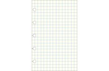 Filofax náhradné listy do zápisníkov A6 - štvorčekované