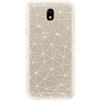 iSaprio Abstract Triangles 03 - white pro Samsung Galaxy J5 (2017) (trian03w-TPU2_J5-2017)