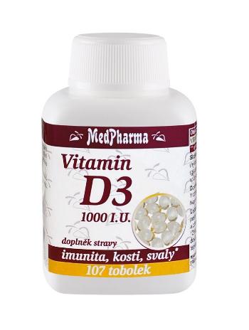 Medpharma Vitamin D3 1000 I.U. 107 tobolek