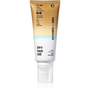 SeventyOne Dry Sun Oil SPF30 ochranný suchý olej na opalování na obličej, tělo a vlasy SPF 30 100 ml
