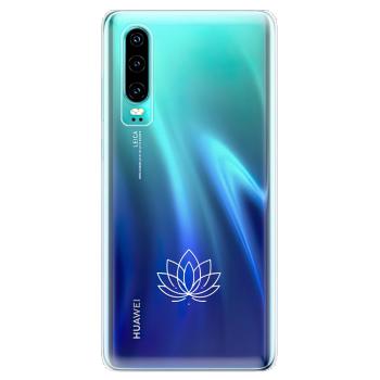 Odolné silikonové pouzdro iSaprio - čiré - Lotos - Huawei P30